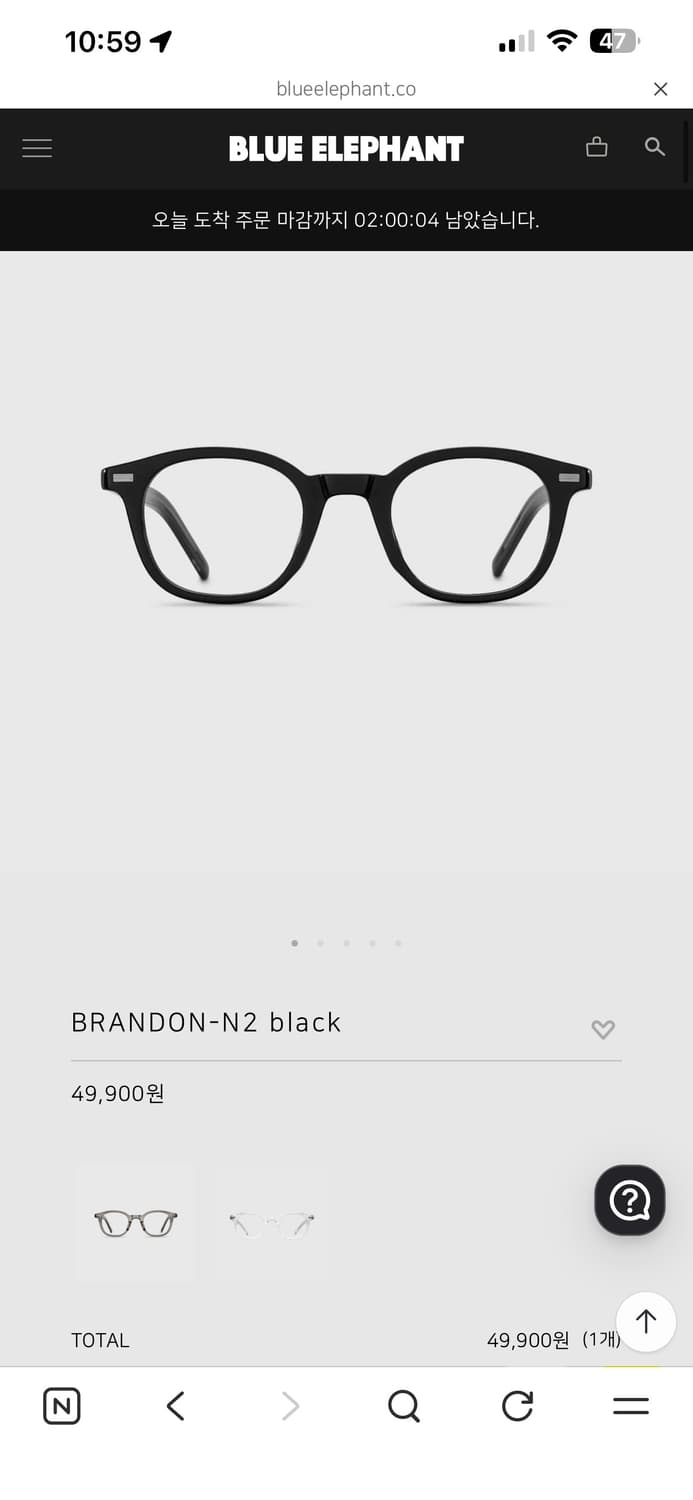 [TXT수빈 착용] BRANDON-N2 black 상품이미지10