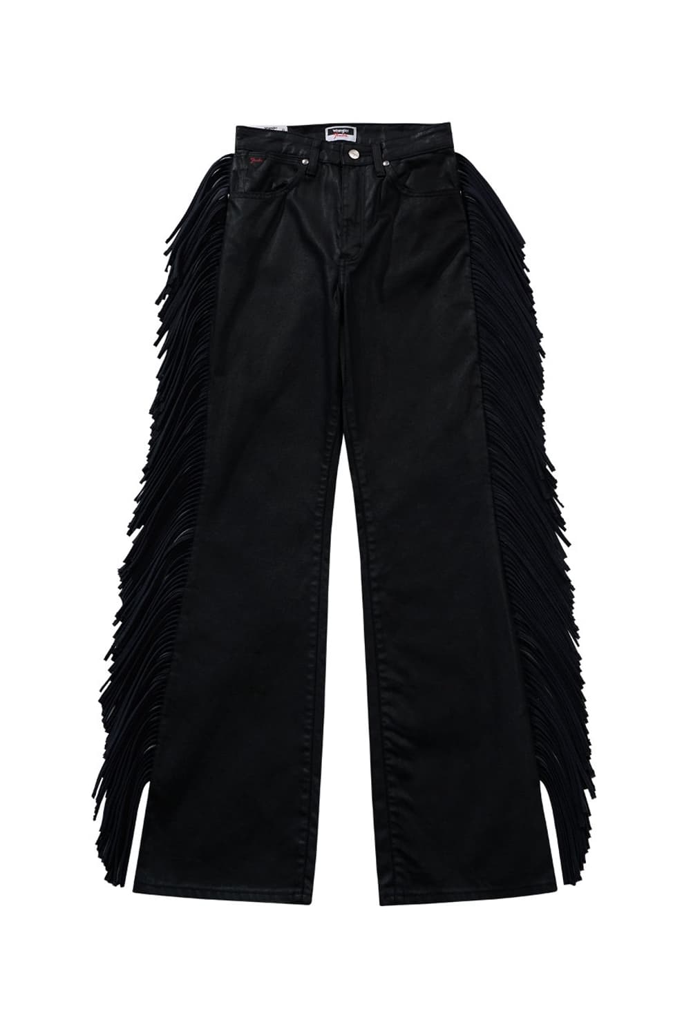 랭글러 X 펜더 웨스트워드 프린지팬츠 블랙  상품이미지1