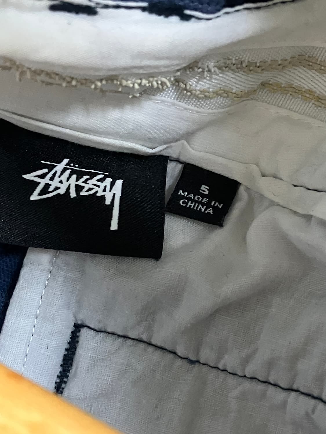 스투시 코듀로이 체커보드 팬츠 네이비 상품이미지6