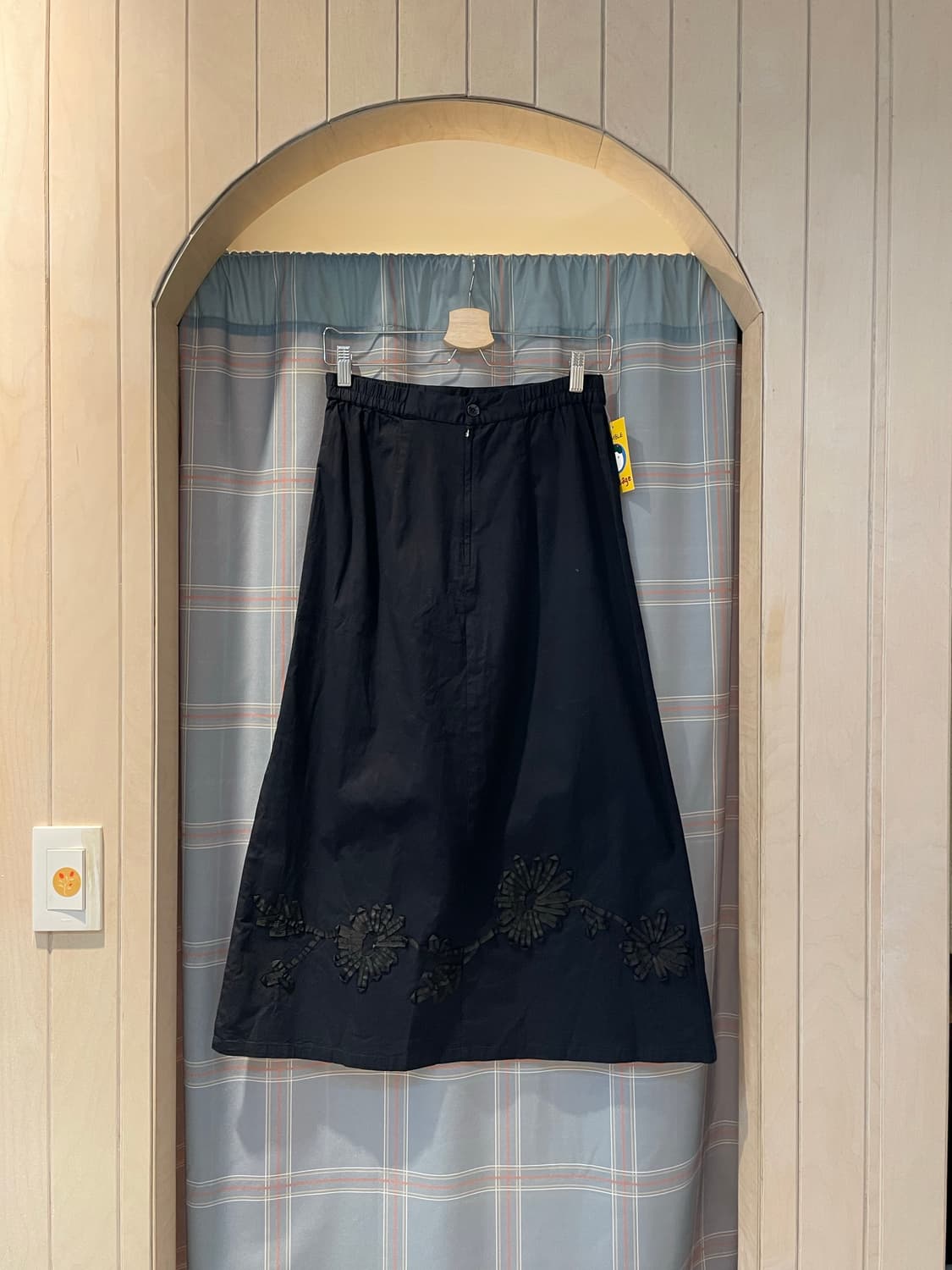 일본빈티지 플라워디테일 롱스커트 상품이미지3