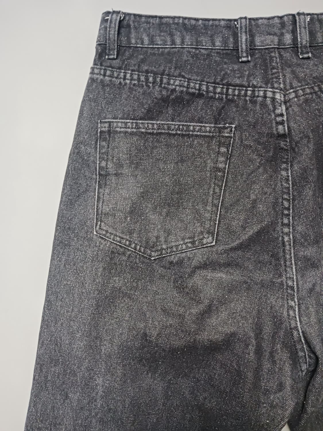 [32] 라퍼지스토어 와이드 블랙진 청바지 상품이미지8