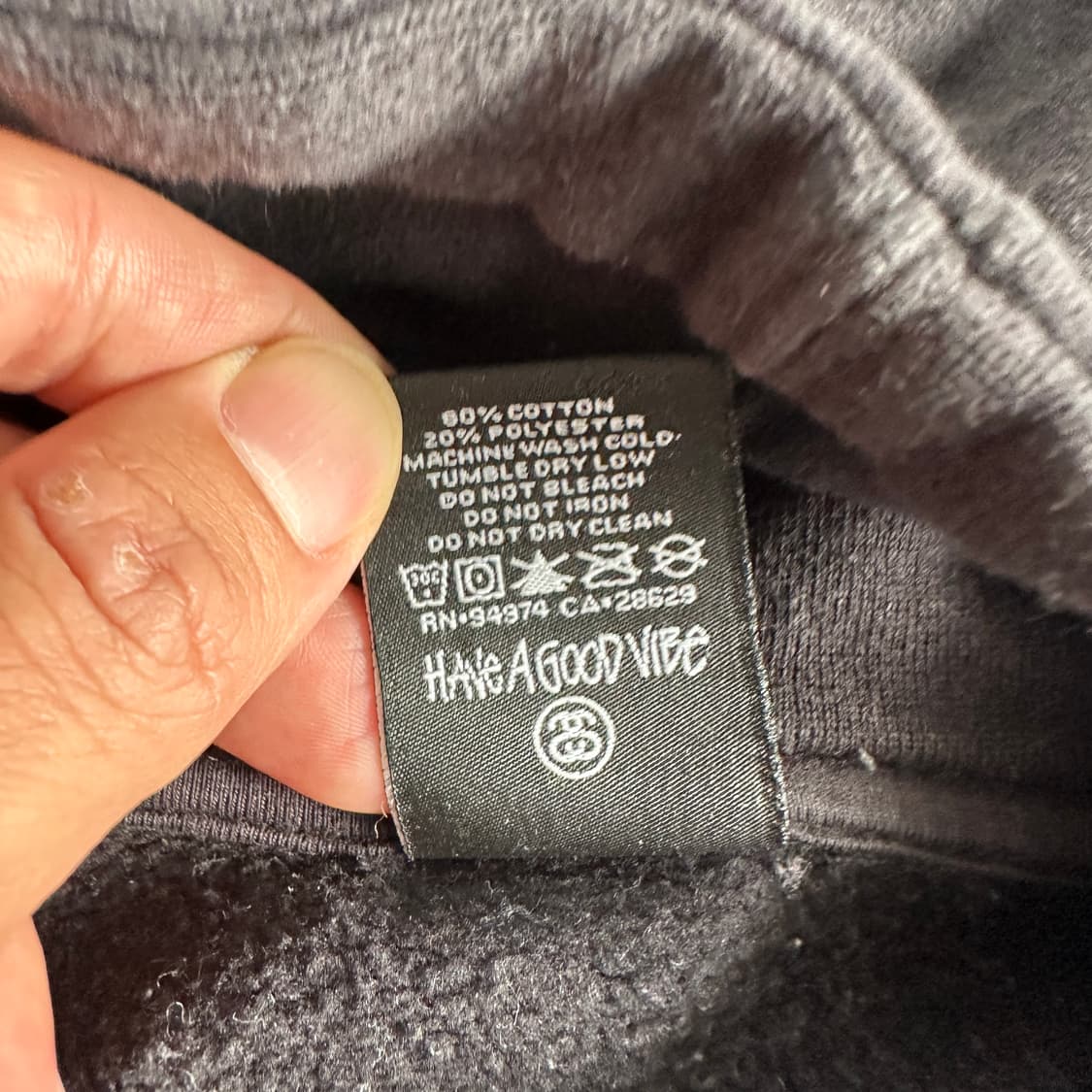 Stussy 스투시 00‘s 스탁 자수 후드집업 상품이미지7