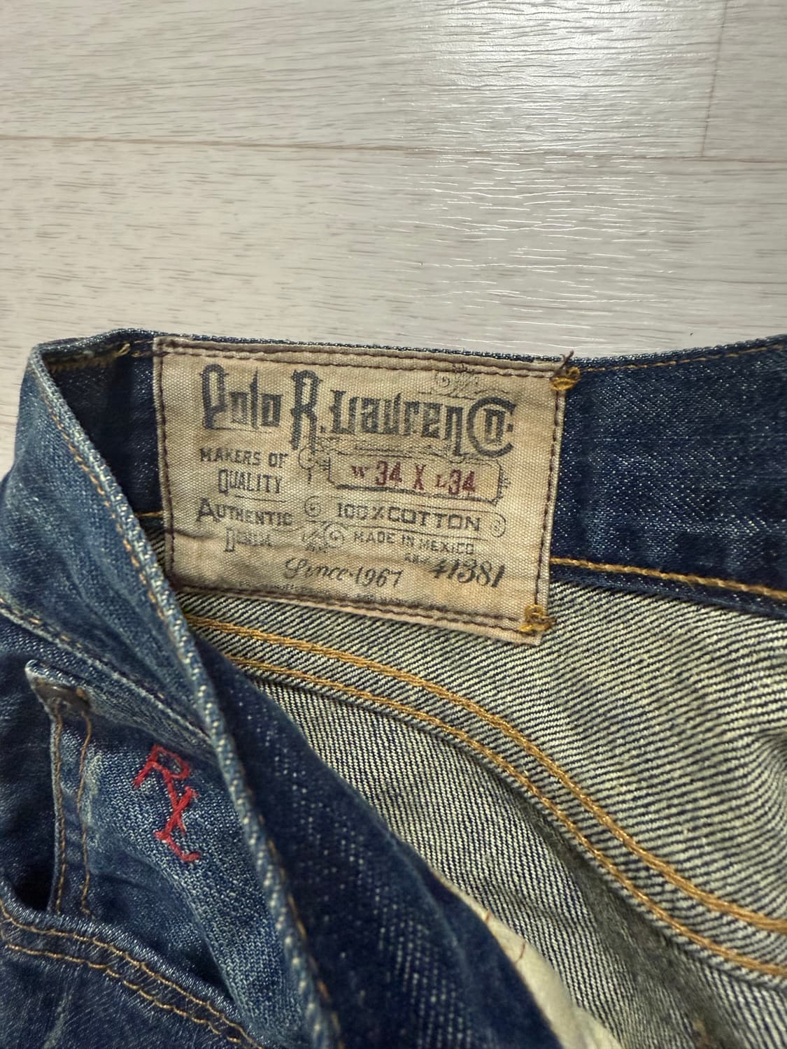 폴로 랄프로렌 데님 34사이즈 상품이미지3