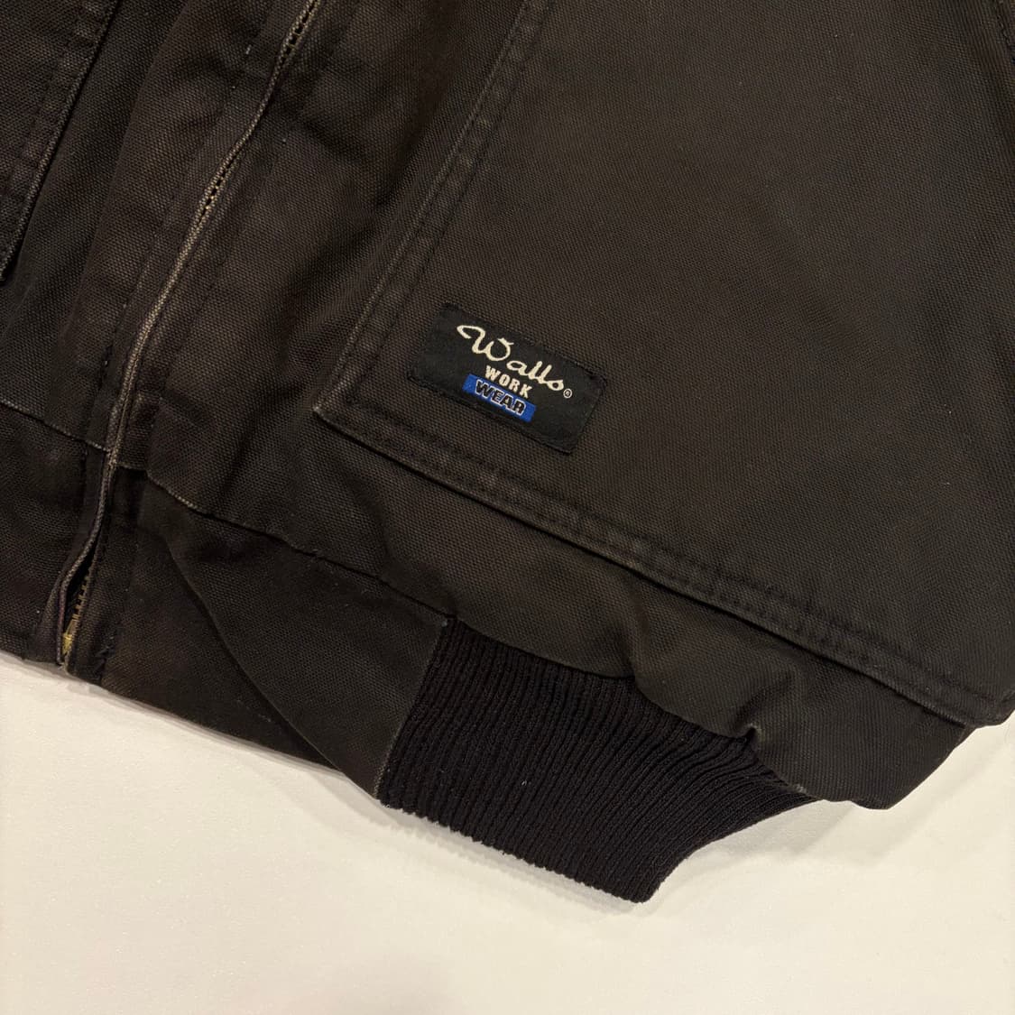 [L] Wallo 레귤러핏 후드 워크 자켓 블랙 B649 상품이미지6