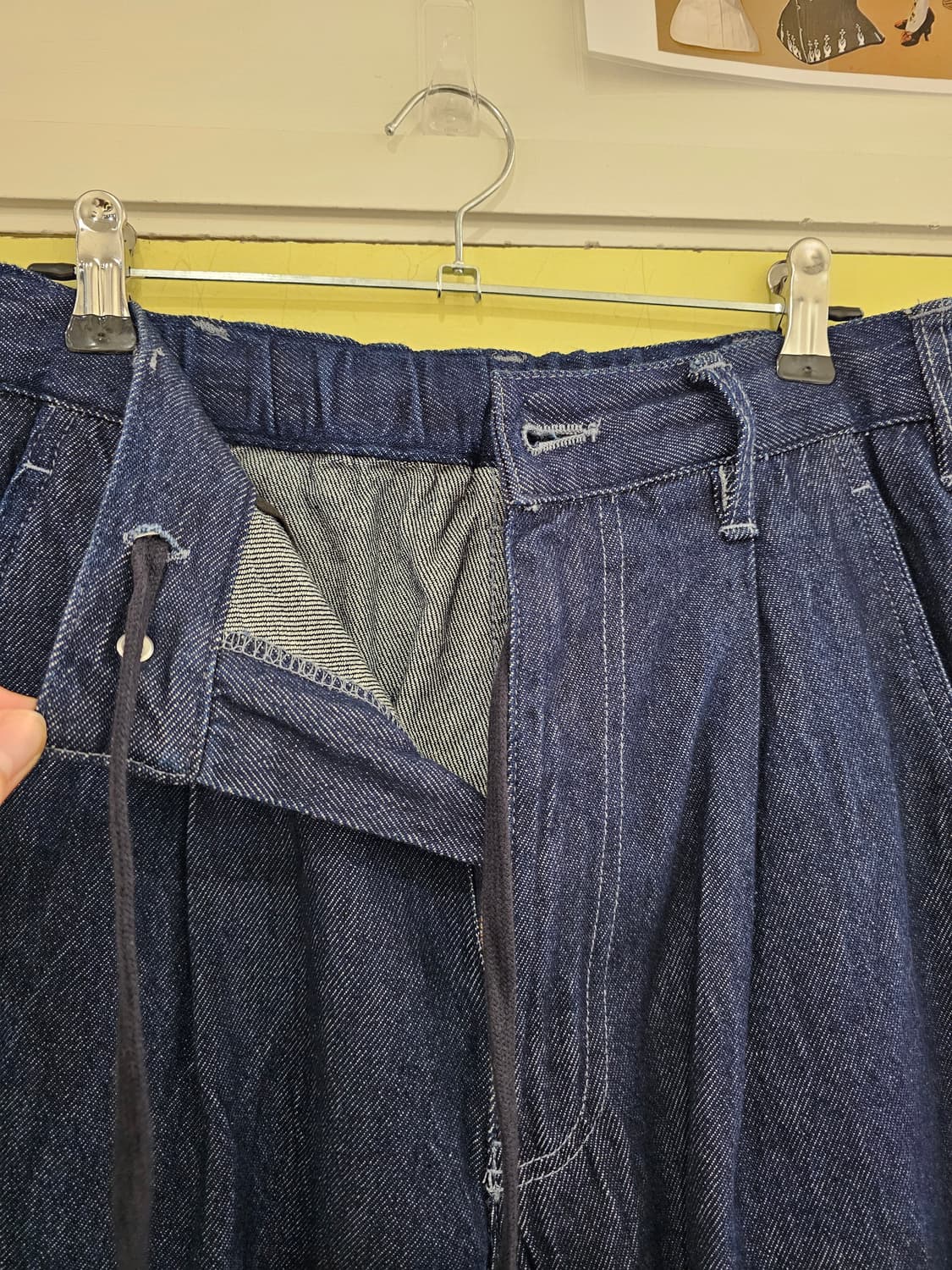 핀턱 생지 배기핏PT 상품이미지5