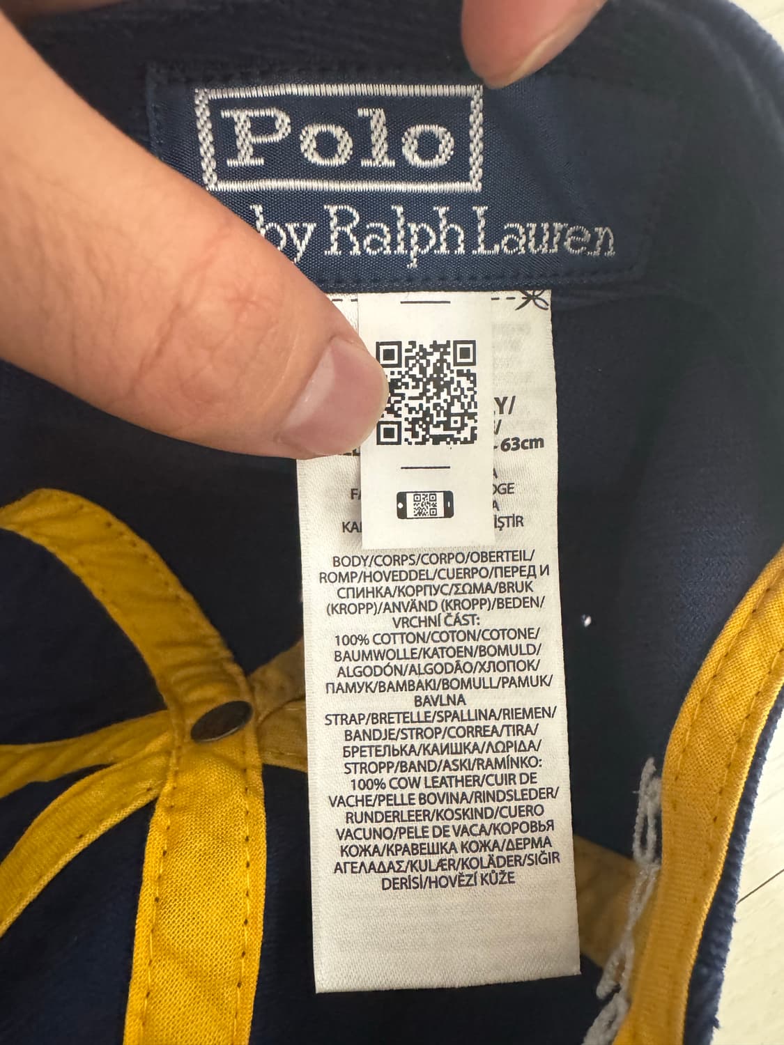 (택제거 새상품)폴로 랄프로렌 아플리케 트윌 볼 캡 상품이미지2