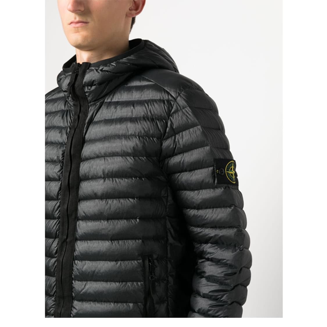 (A+/XXL) / 스톤아일랜드 다운 경량 패딩 블랙 상품이미지9