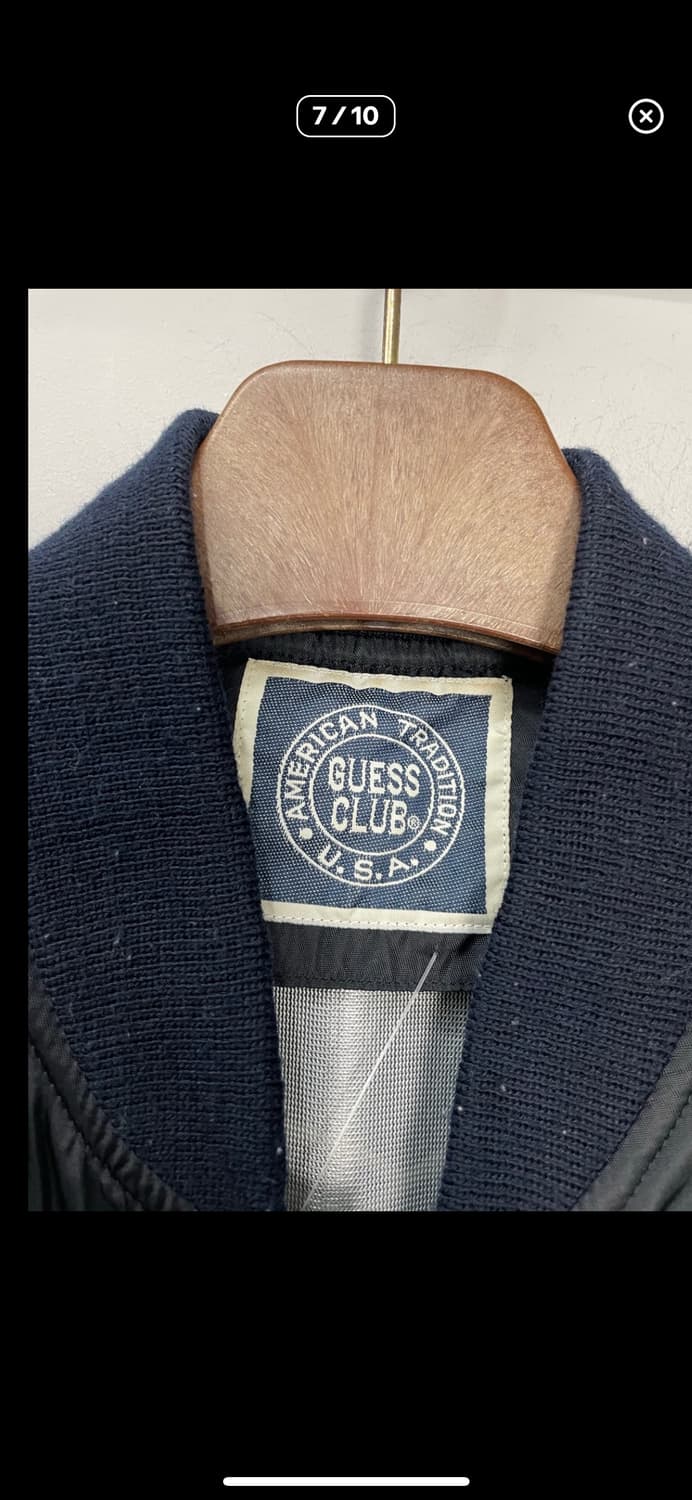 게스클럽 올드스쿨 빅로고 항공자켓 A2830 상품이미지6