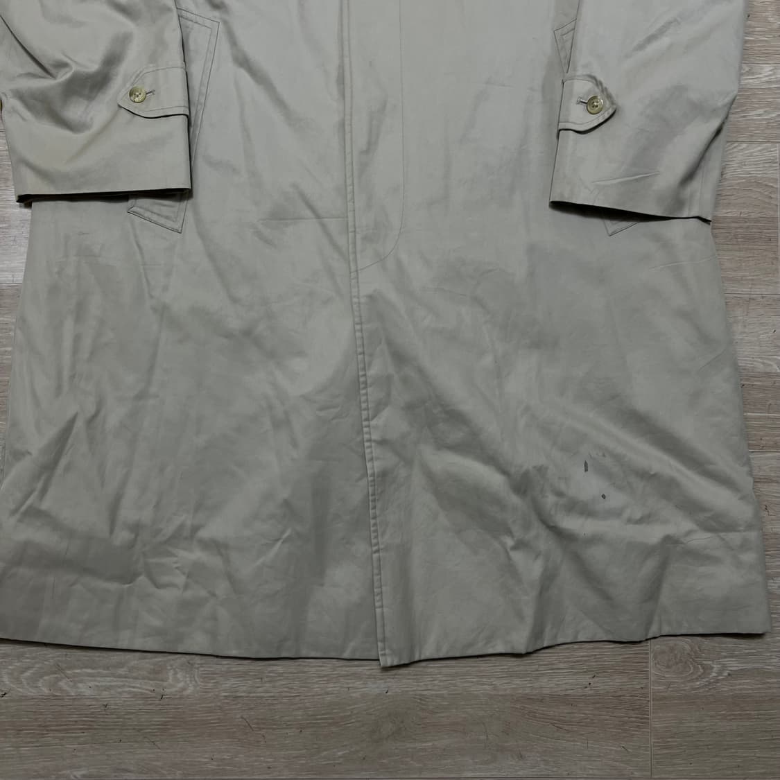 버버리 안감내피 싱글 트렌치 롱 맥코트 [베이지] L/100 상품이미지3