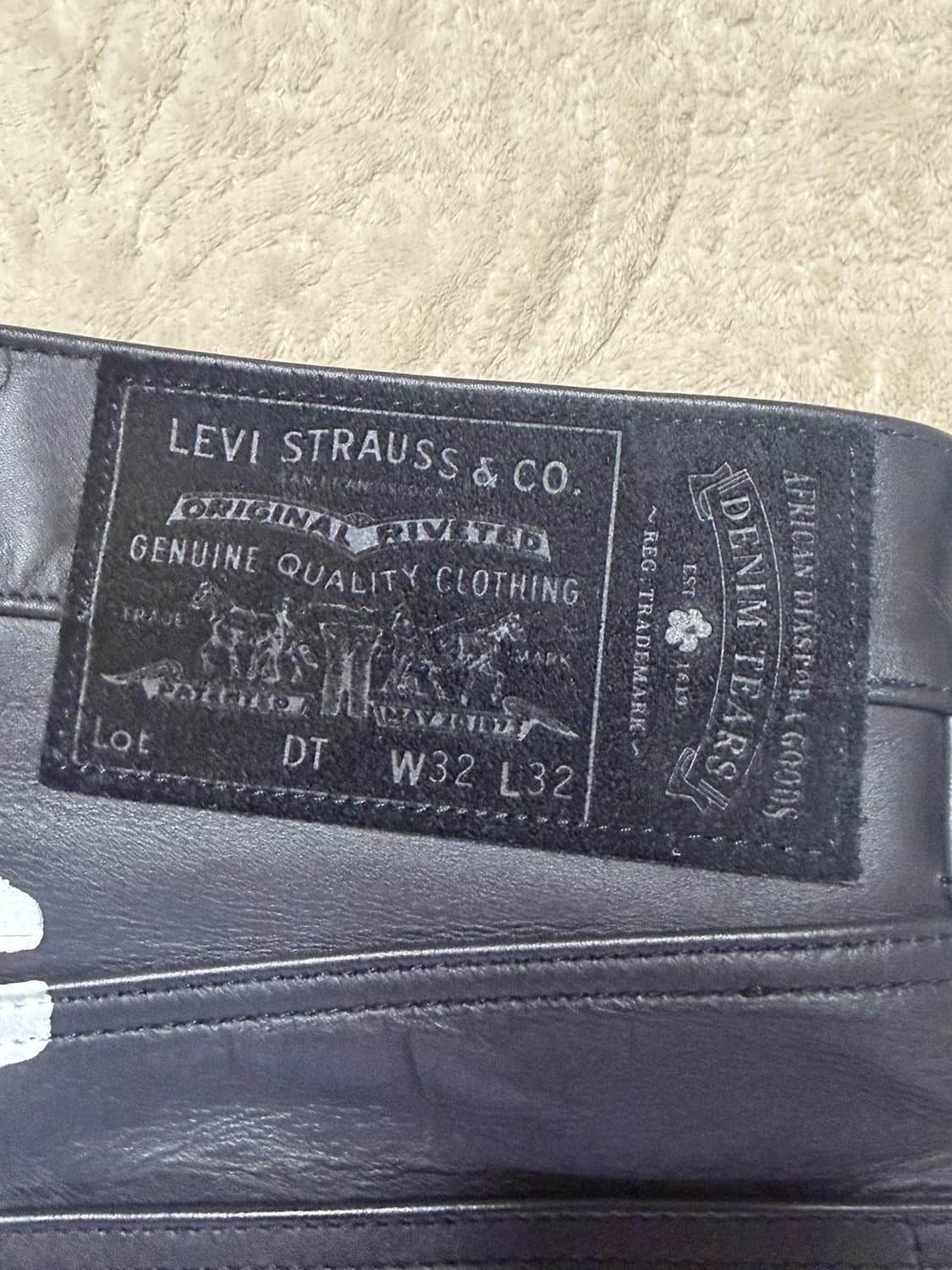 데님티어스 x 리바아스 레더팬츠 상품이미지3