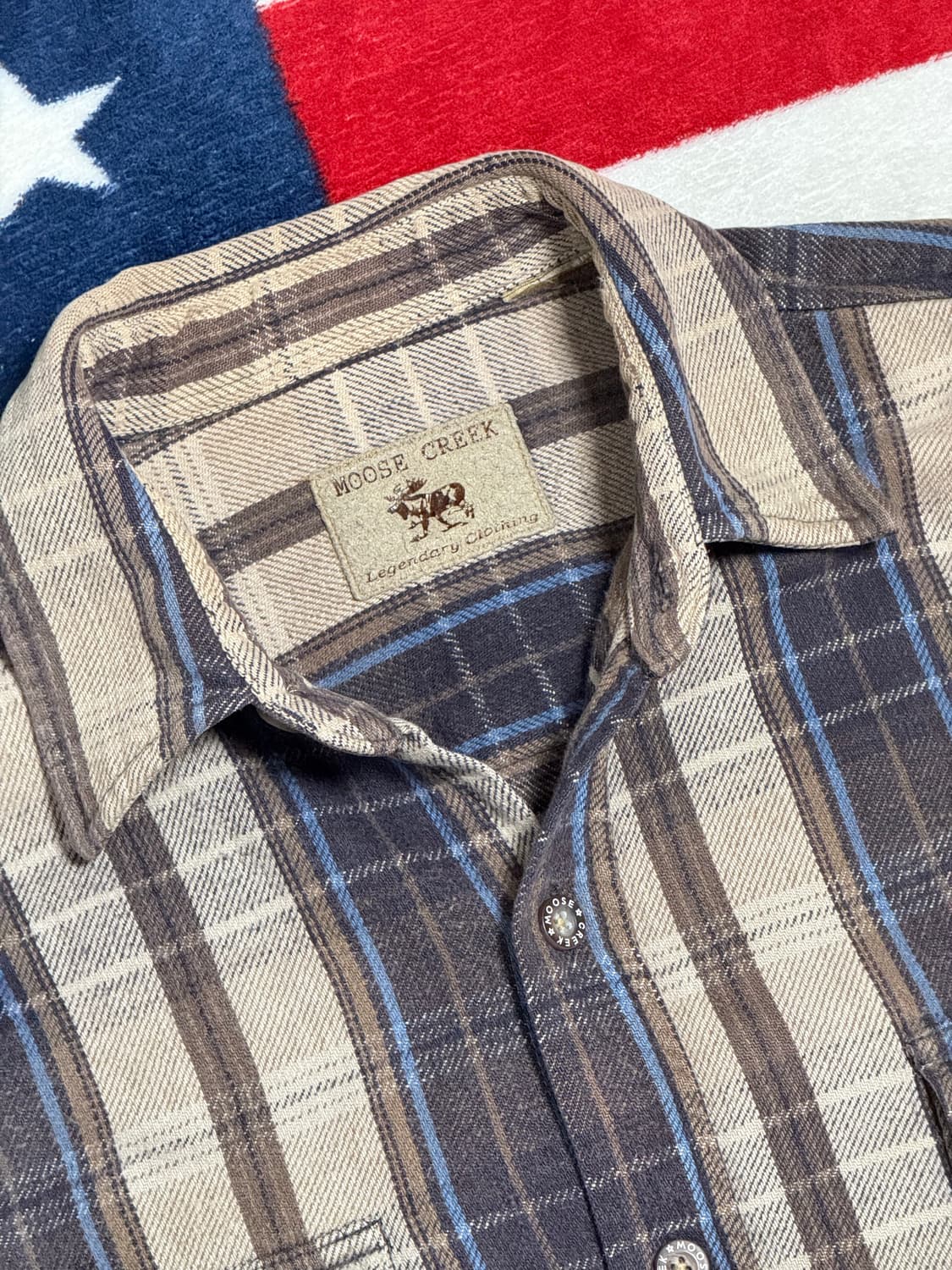 무스크릭 헤비플란넬셔츠 빈티지플란넬셔츠 moose creek빈티지워크웨어 상품이미지5