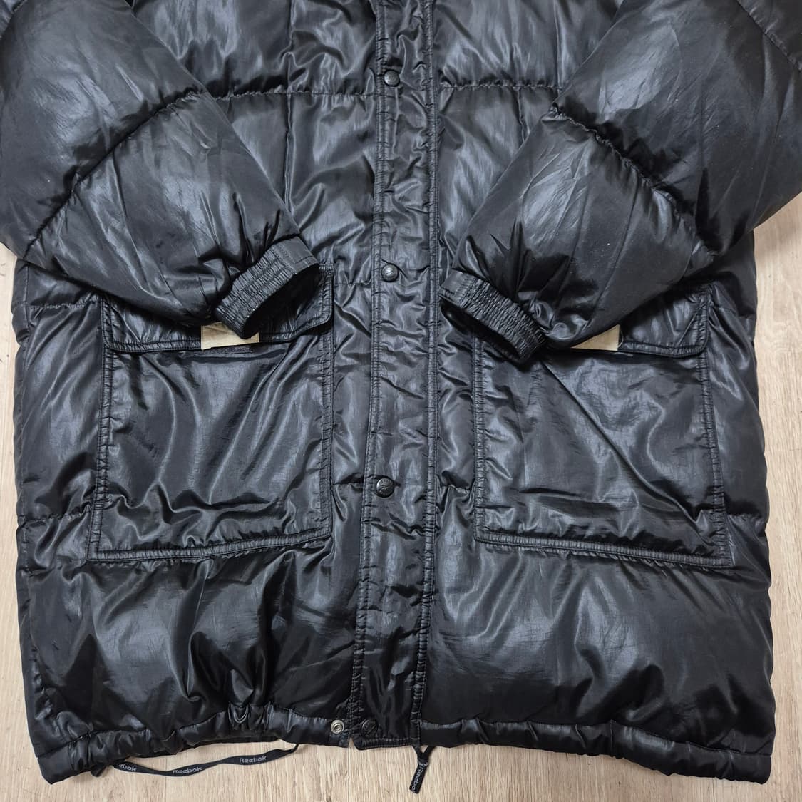 리복 로고 덕다운 올드스쿨 롱패딩 상품이미지3