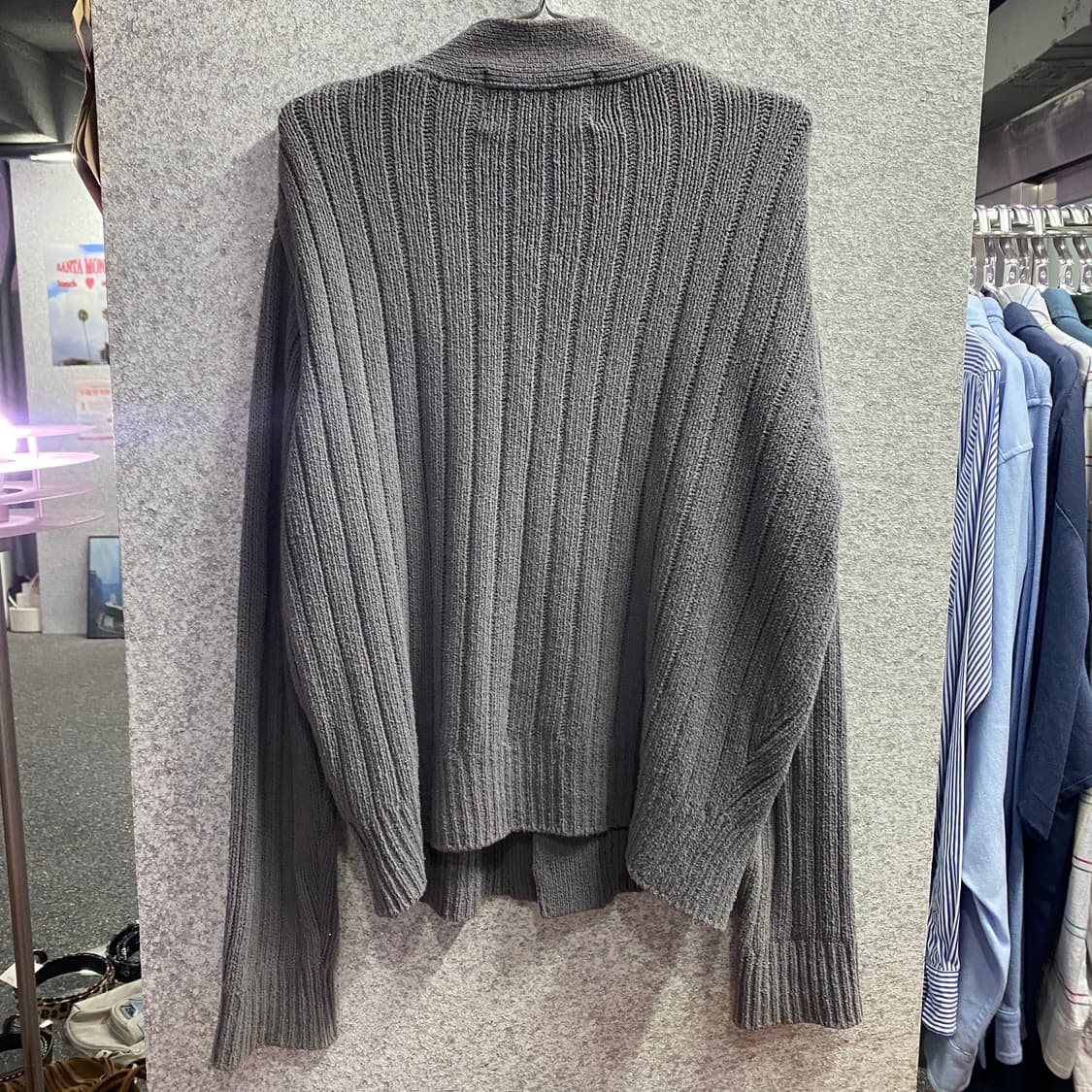 세터 파로 그레이 부클 가디건 B3932 상품이미지5