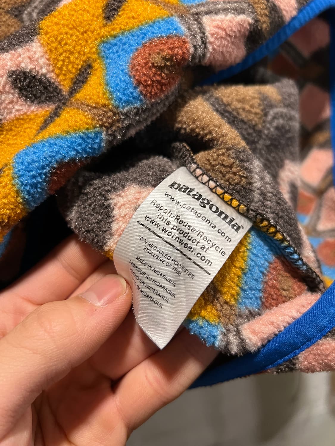 [L]파타고니아 신칠라 네이티브 패턴 아노락 플리스 상품이미지5