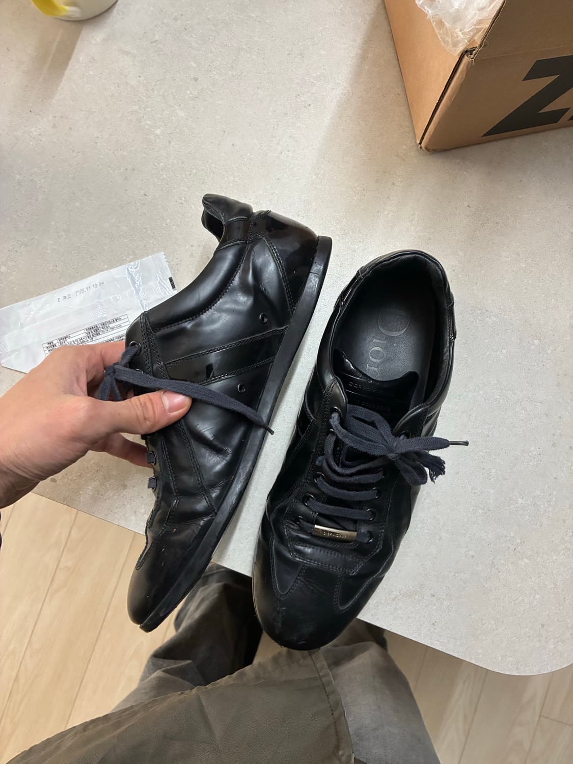 디올옴므 레더 스니커즈 280 상품이미지4