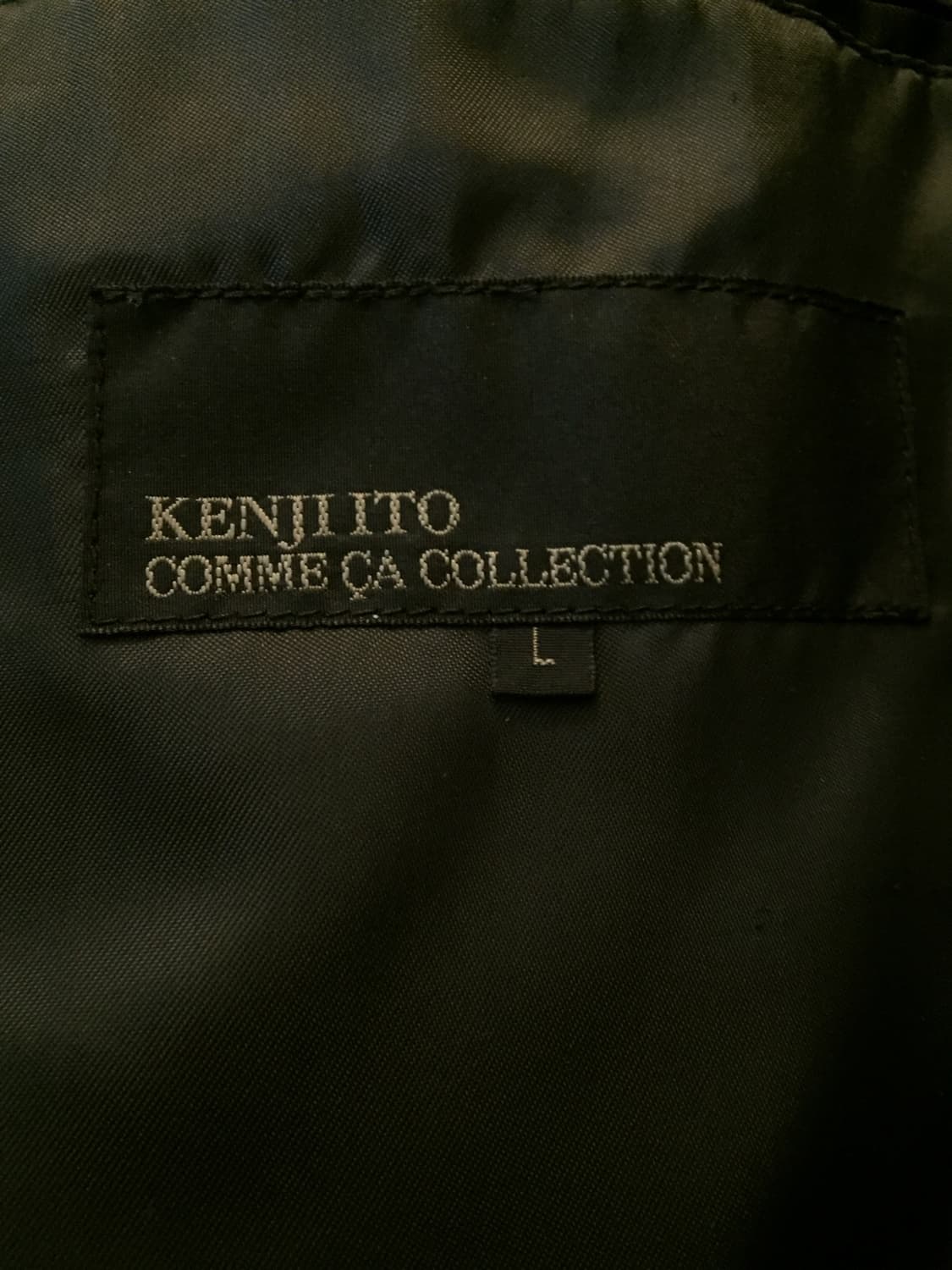 kenji ito leather trimming velvet jacket 상품이미지3
