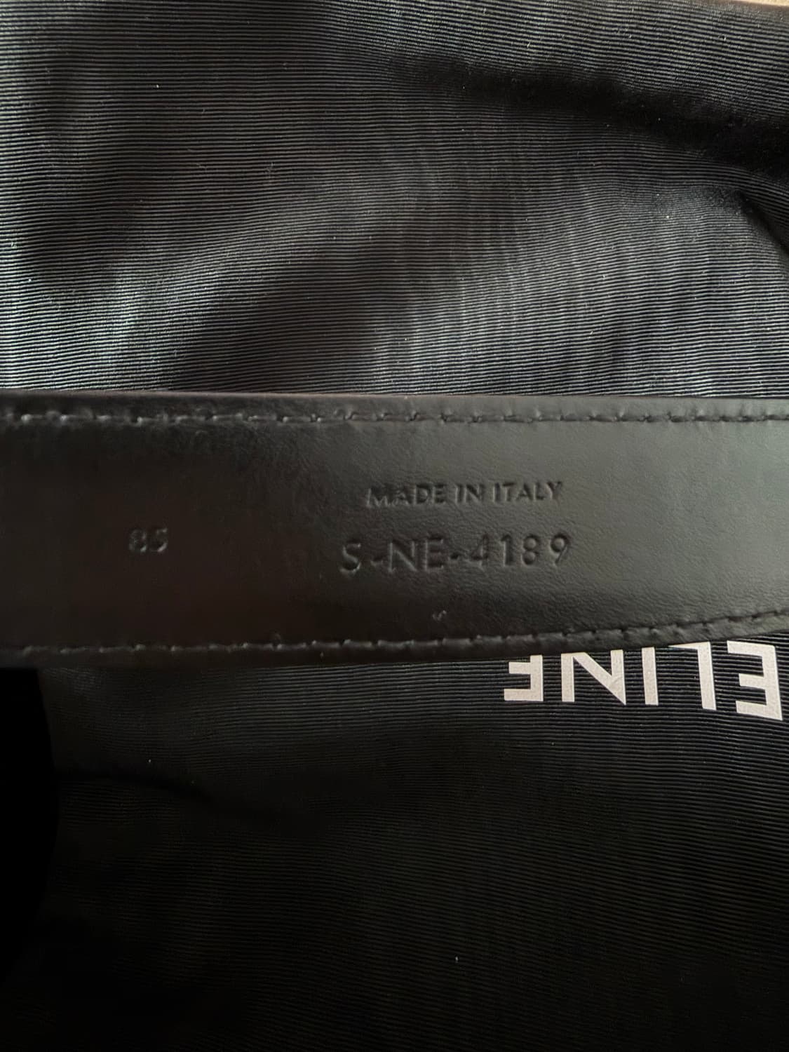 셀린느 트리옹프 벨트 은장 85사이즈 상품이미지4