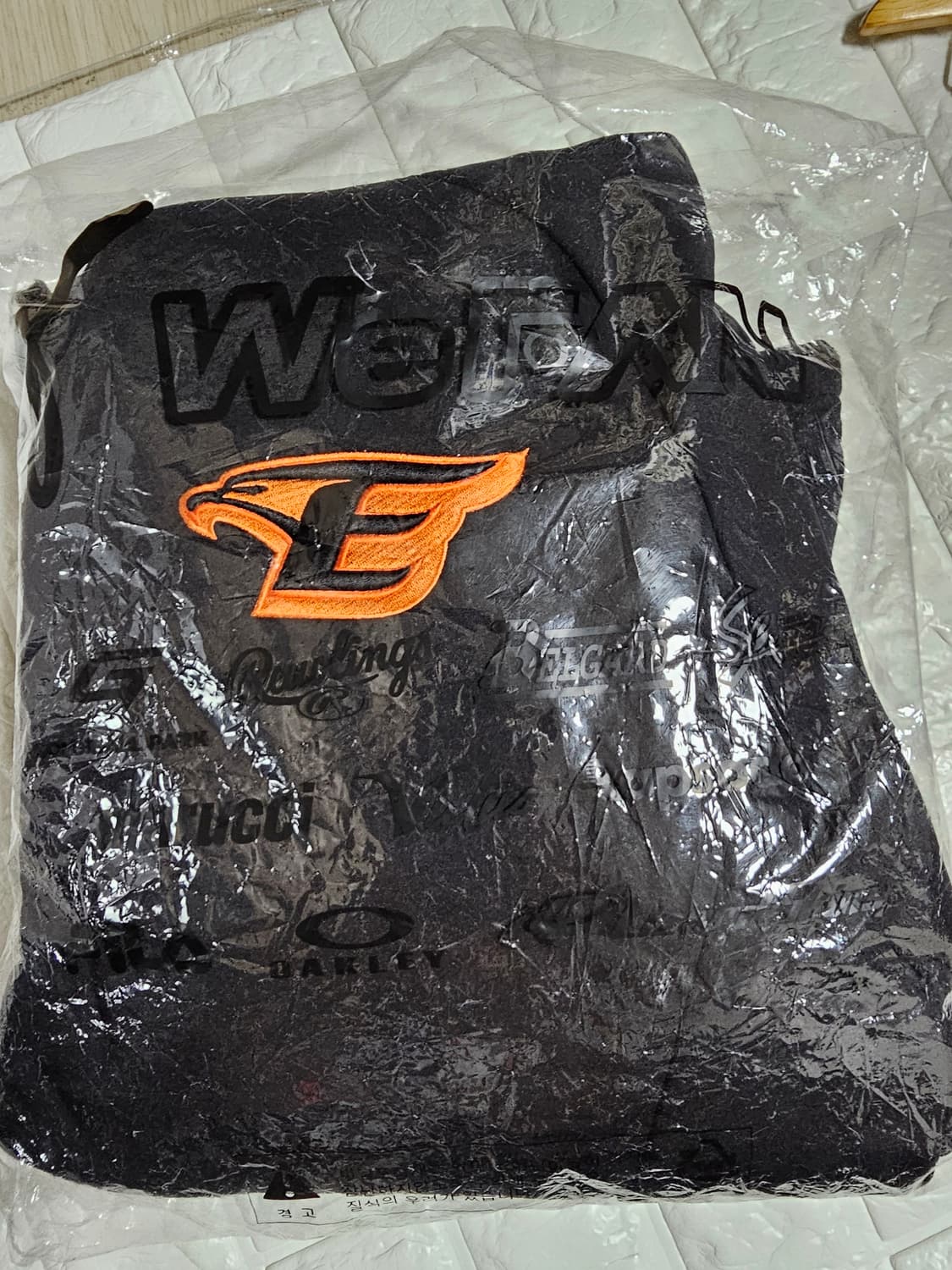 (새상품)한화이글스 유니폼 기모후드티 선수용 2XL 상품이미지4