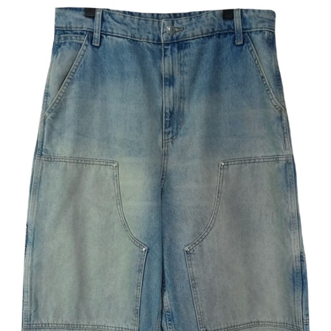 [자라] 벌룬핏 더블니 와이드 카펜터 데님 팬츠 M19546 상품이미지4