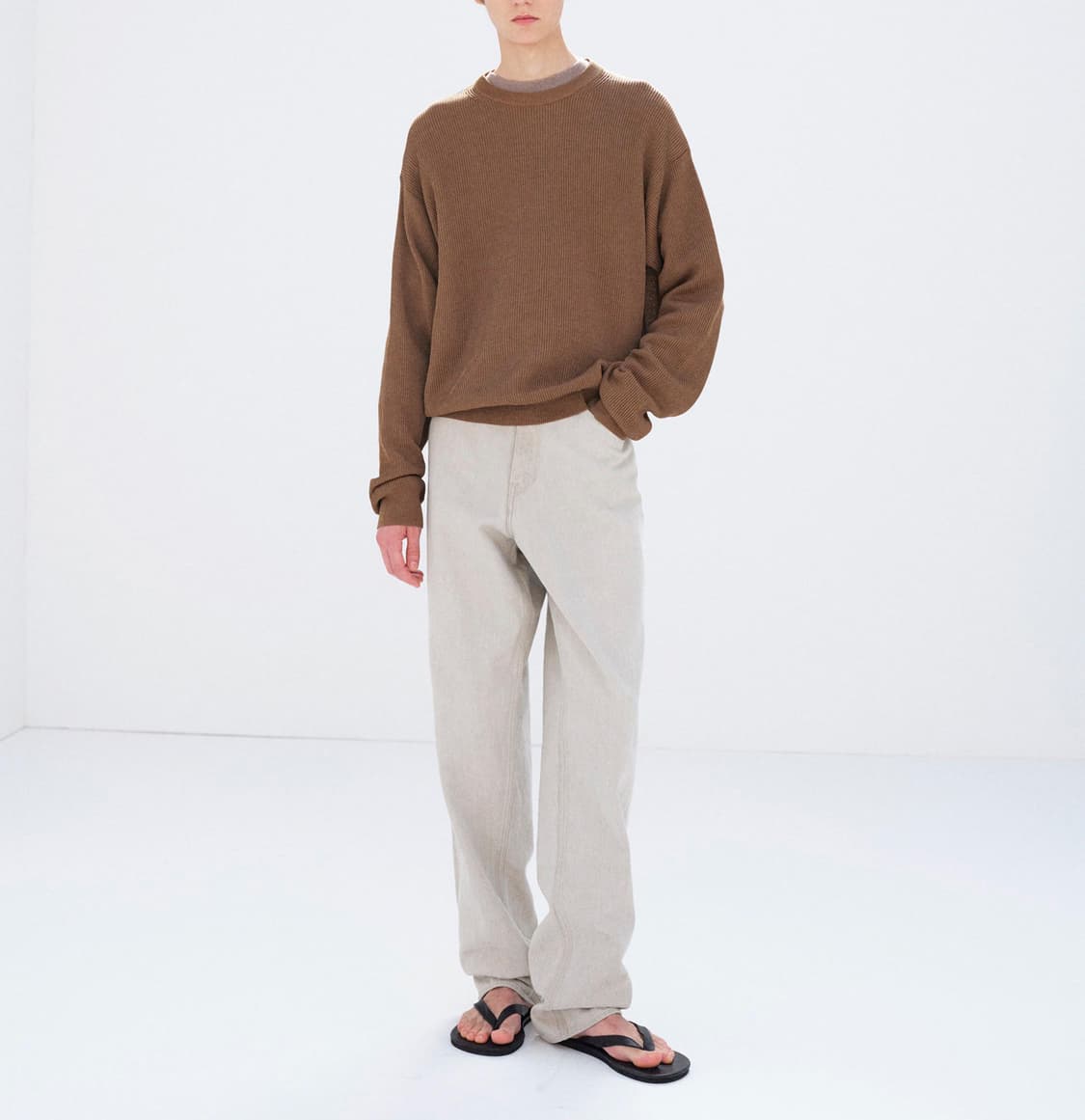 26SS 오라리 페이디드 데님 와이드 팬츠 상품이미지4