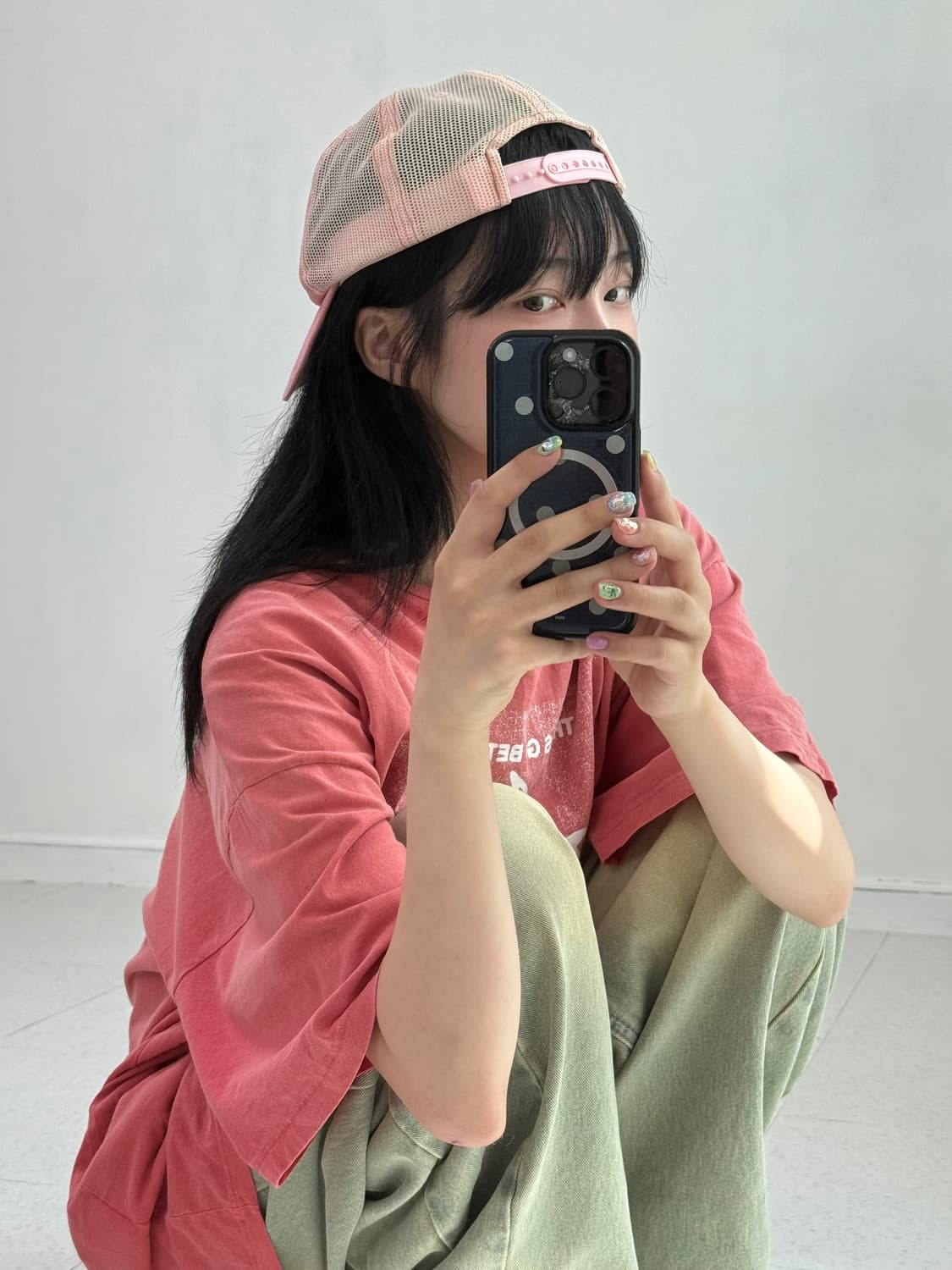본더치 핑크 메쉬캡 상품이미지5