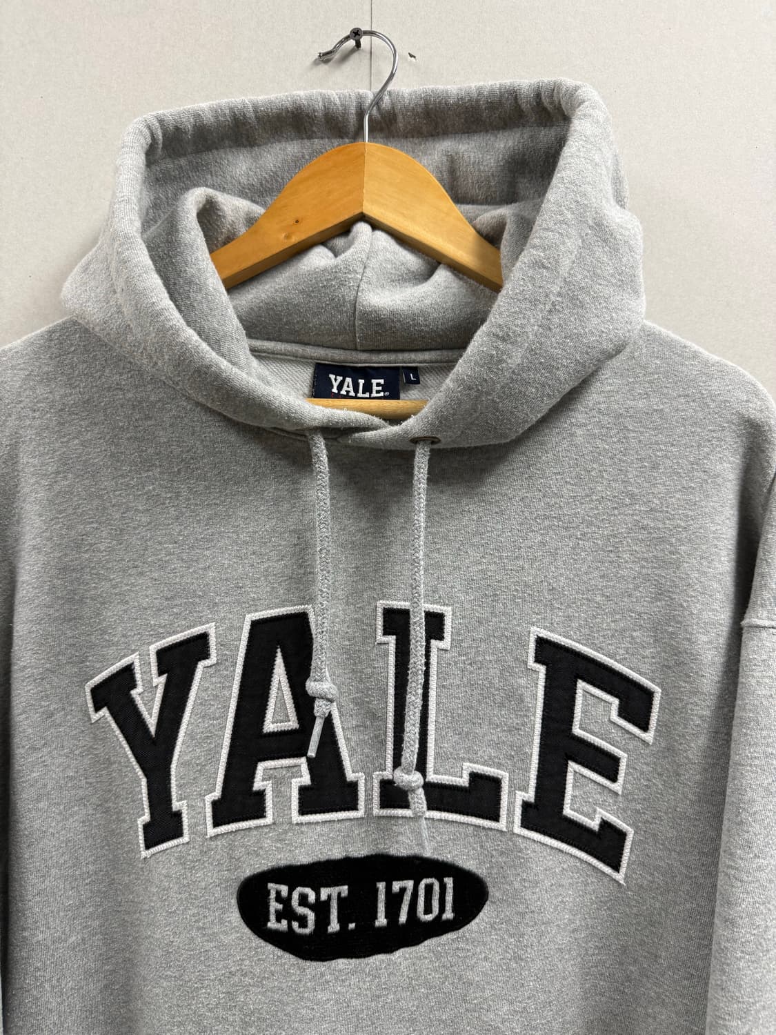 남성 L / 예일 투톤아치 후드티 그레이  상품이미지2