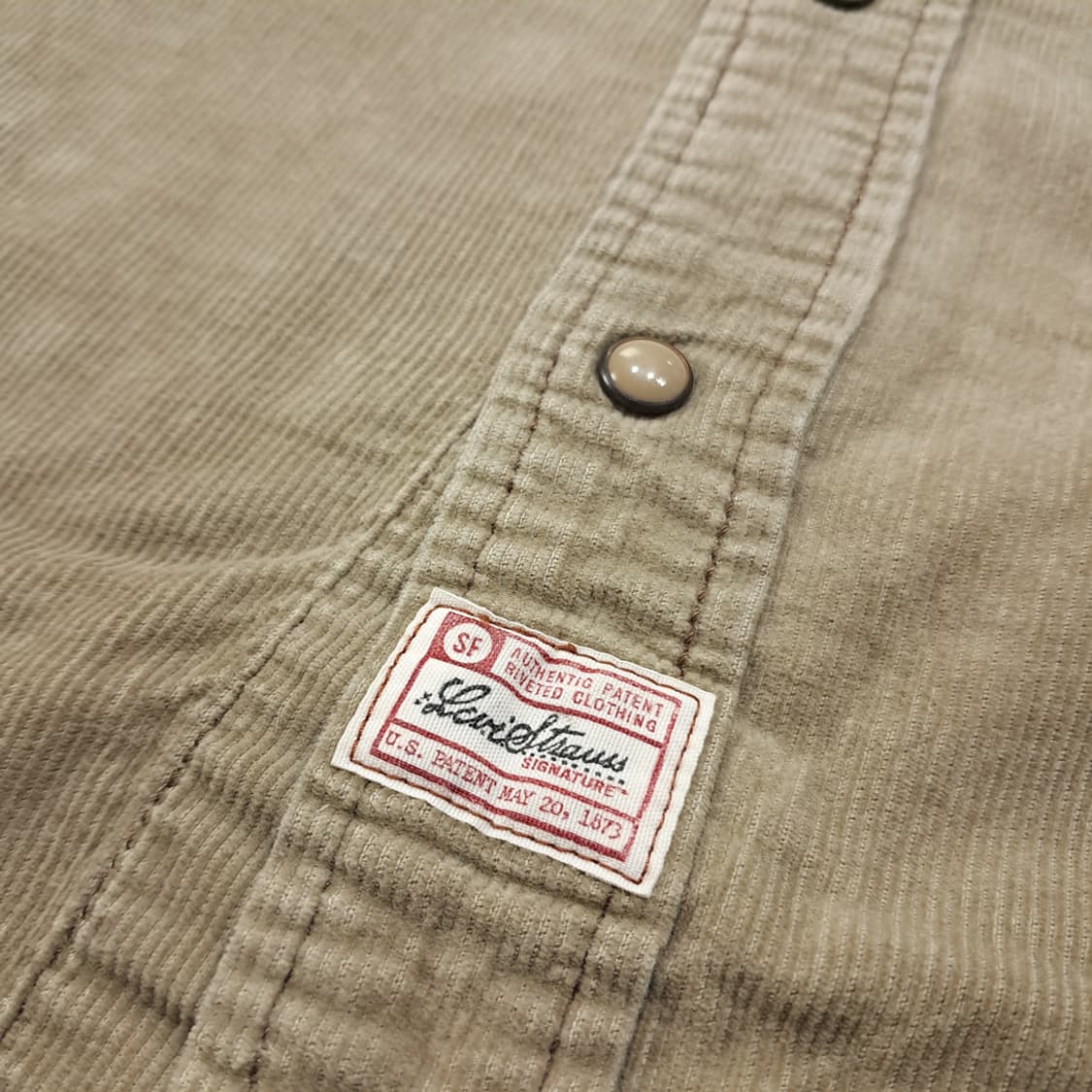 CL015 L 리바이스 시그니처 코듀로이 웨스턴 셔츠 상품이미지6