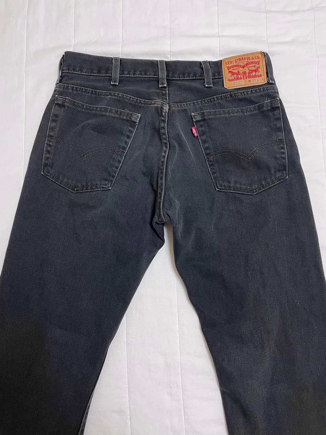 리바이스 517 블랙데님 부츠컷 벨바텀 상품이미지6