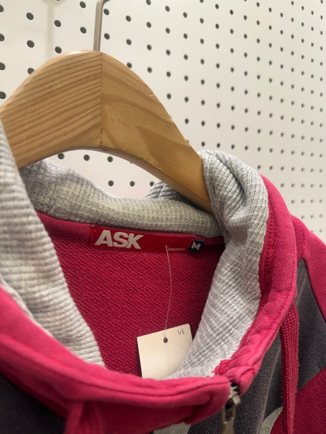 ASK Y2K 빈티지 디테일 후드 집업  상품이미지5