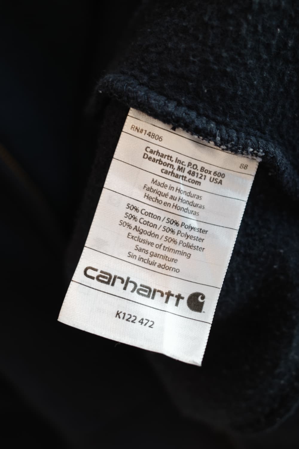 Carhartt 칼하트 헤비웨이트 집업 후디 상품이미지5