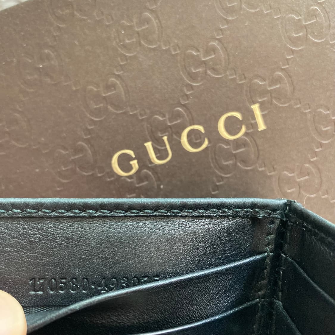 구찌 시마 반지갑 머니클립 블랙 상품이미지3