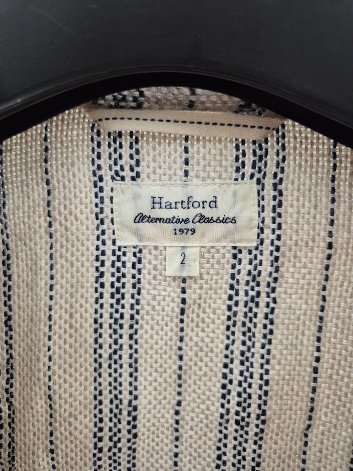 Hartford 스트라이프 린넨 자켓 S사이즈 상품이미지2