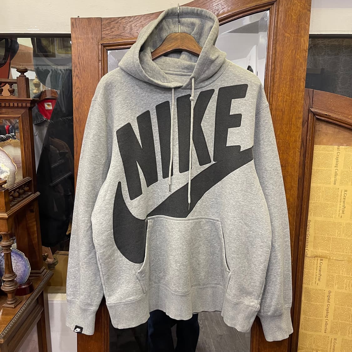 나이키 레터링 후드 상품이미지1