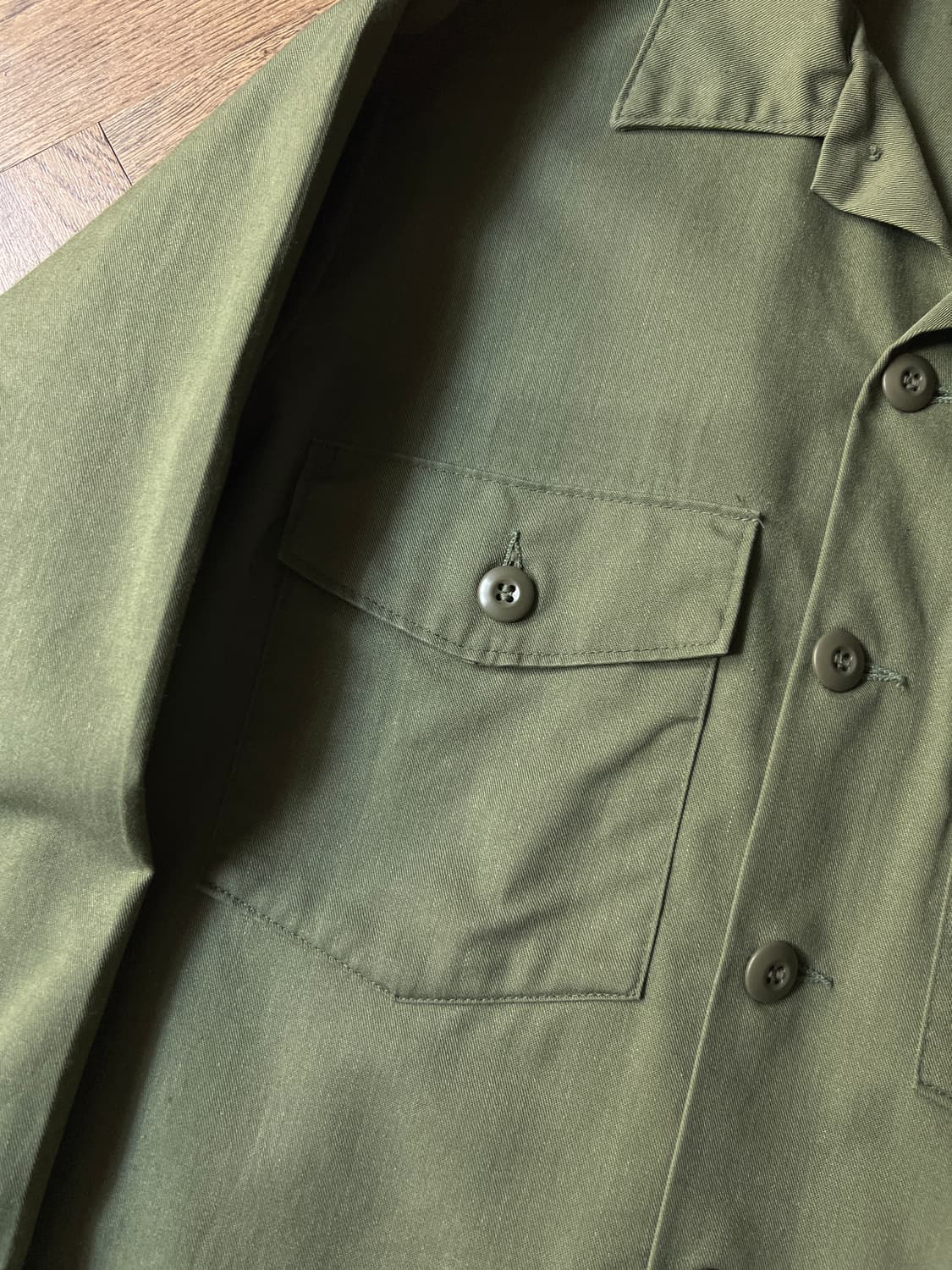 [M]80's 오리지널 U.S ARMY OG-507셔츠 상품이미지4