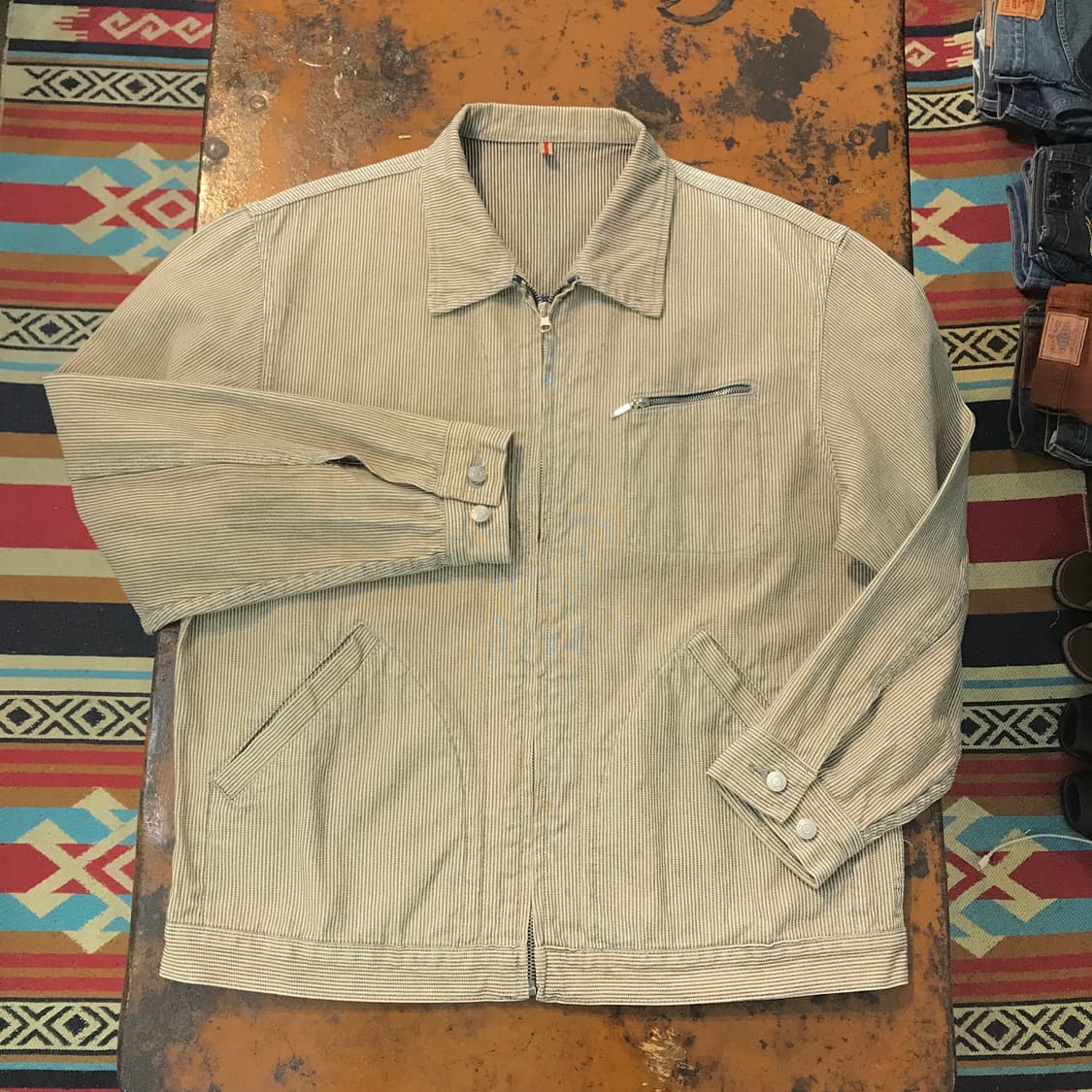 도그하우스 와바시 데님 블루종 자켓 남성 105 110 상품이미지1