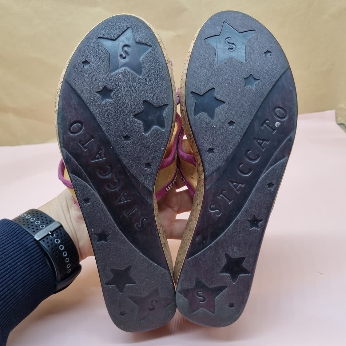 스타카토 웨지힐 슬리퍼235 굽5 상품이미지3