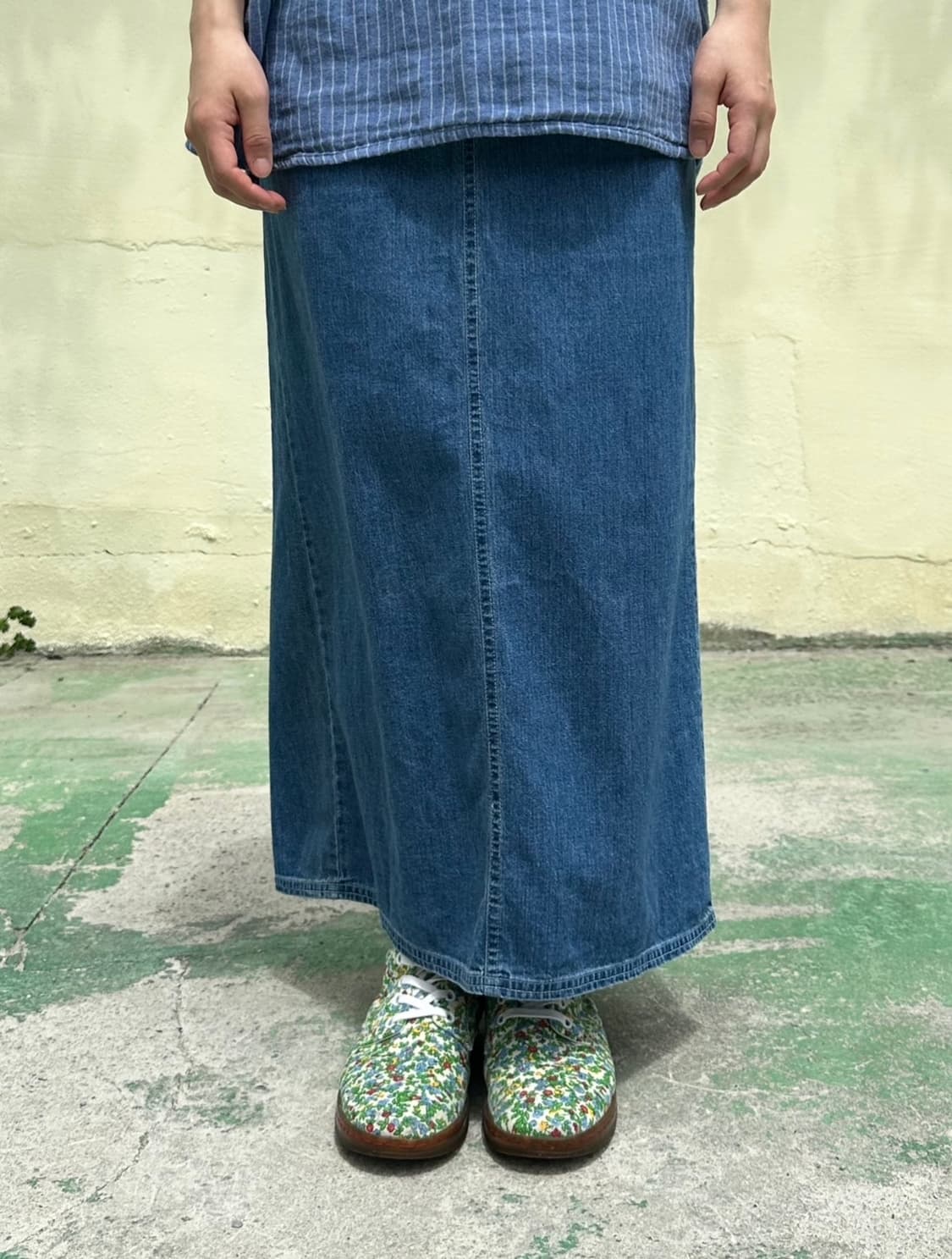 갭 데님 롱 스커트 상품이미지8