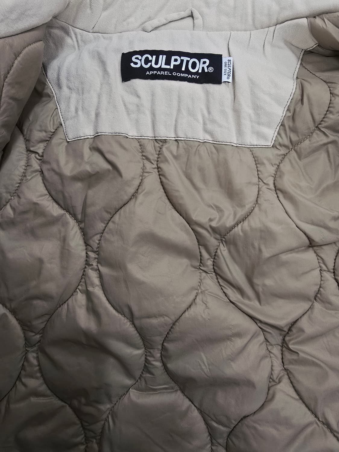 sculptor 스컬프터 아이보리 패딩 점퍼 상품이미지8