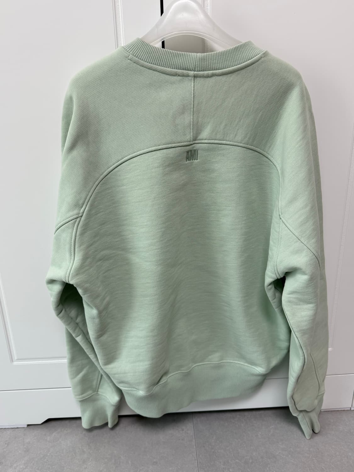 아미 스몰 하트 로고 스웨트셔츠 아쿠아 상품이미지6