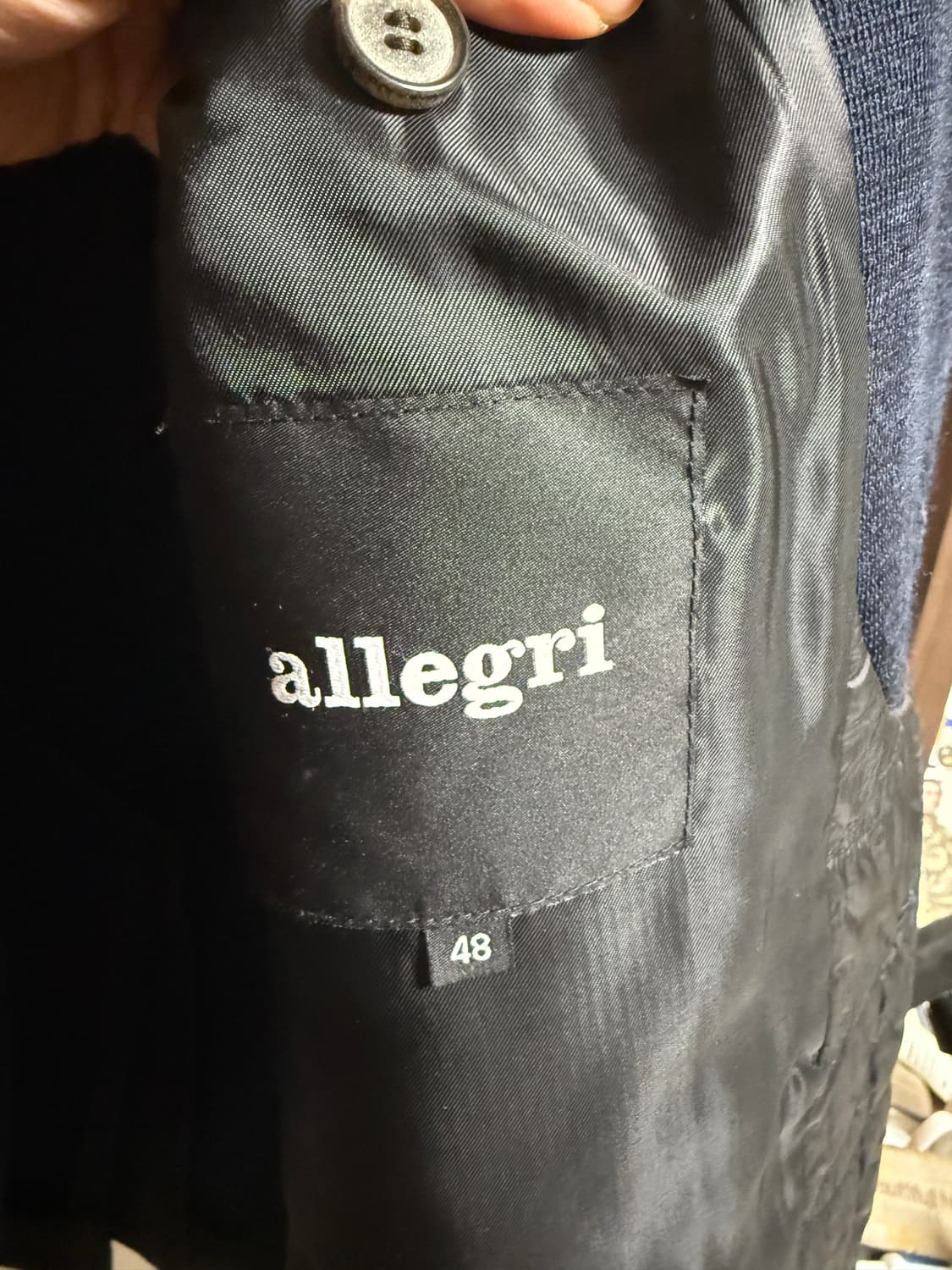 알레그리 네이비 블레이져 48사이즈 상품이미지2