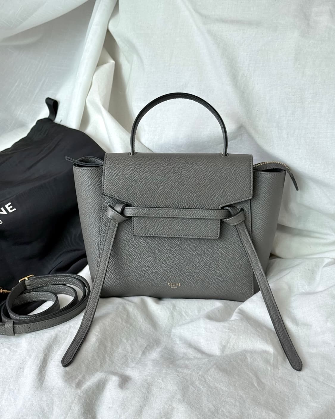 셀린느 나노 벨트백 그레이 상품이미지2