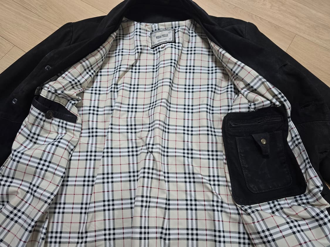 빈티지 스웨이드 가죽 자켓 L made in italy 상품이미지4