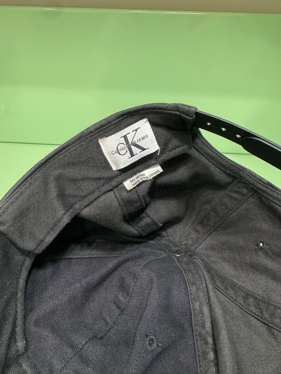 90s CalvinKlein logo cap🧢 상품이미지6