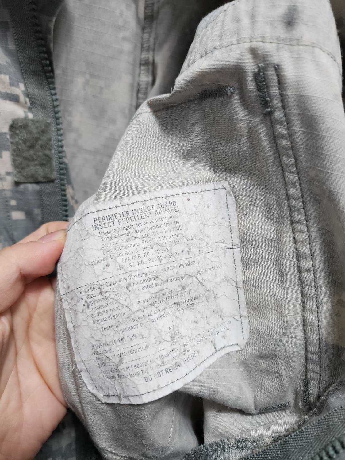 미군 ACU 디지털무늬 전투복 상의 상품이미지6