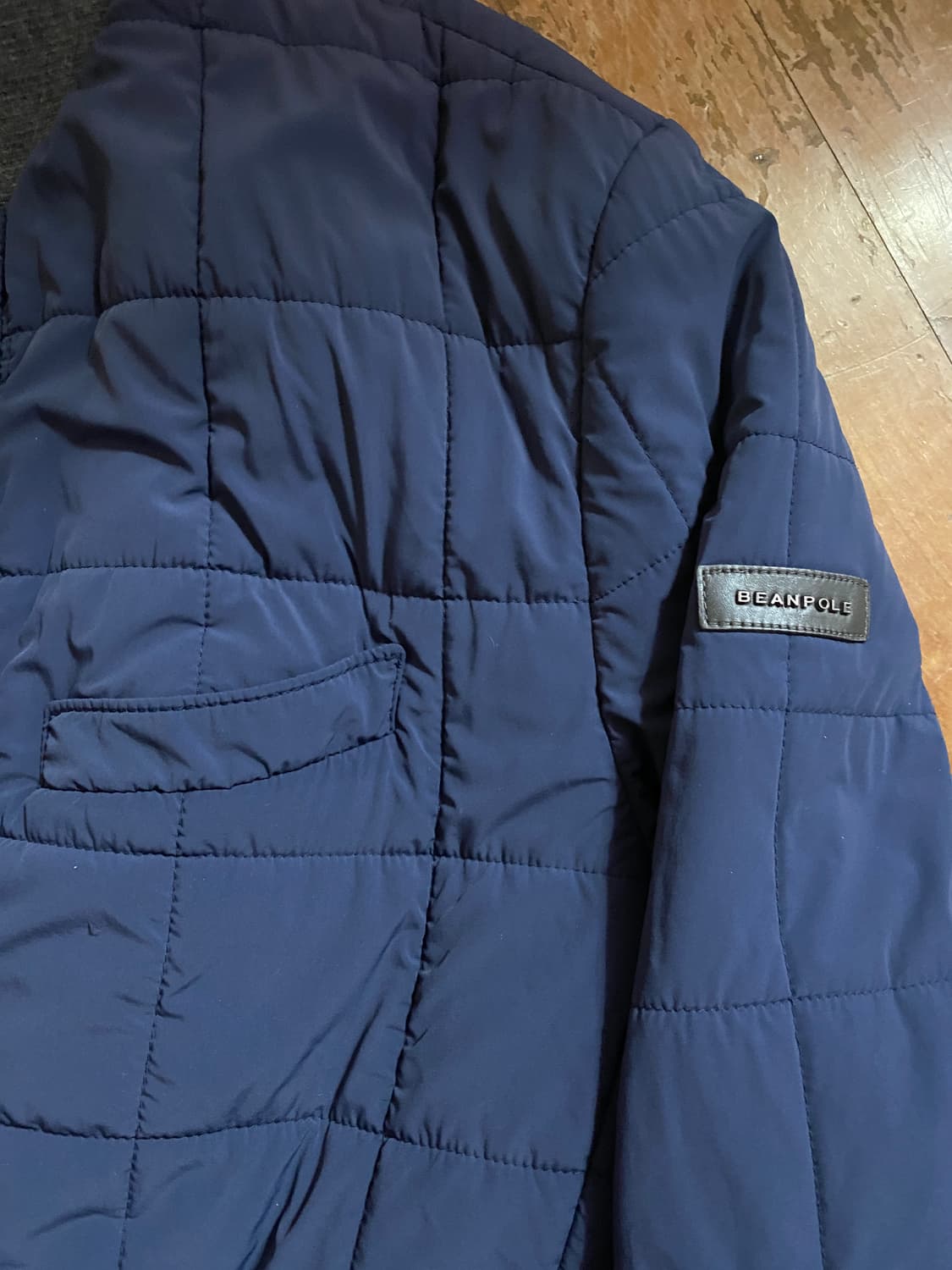 빈폴 남성 네이비 퀼팅 자켓 115 (110추천) 상품이미지2