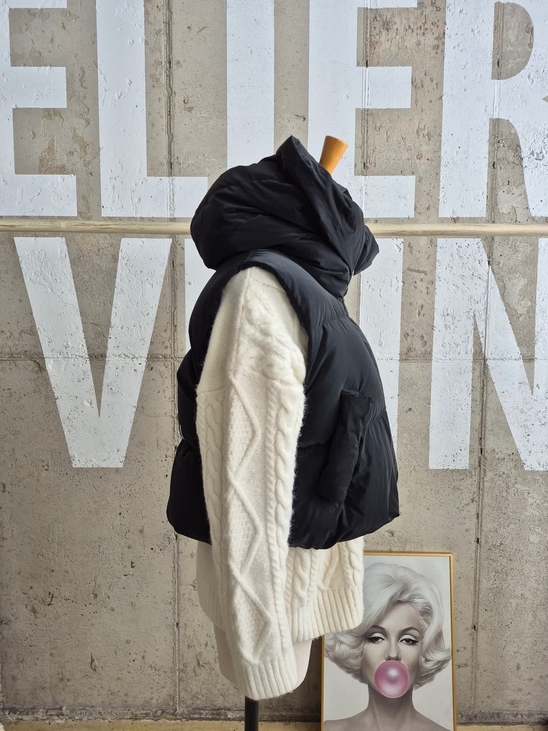 파사디골프 (2024상품)다운 크롭패딩 상품이미지2