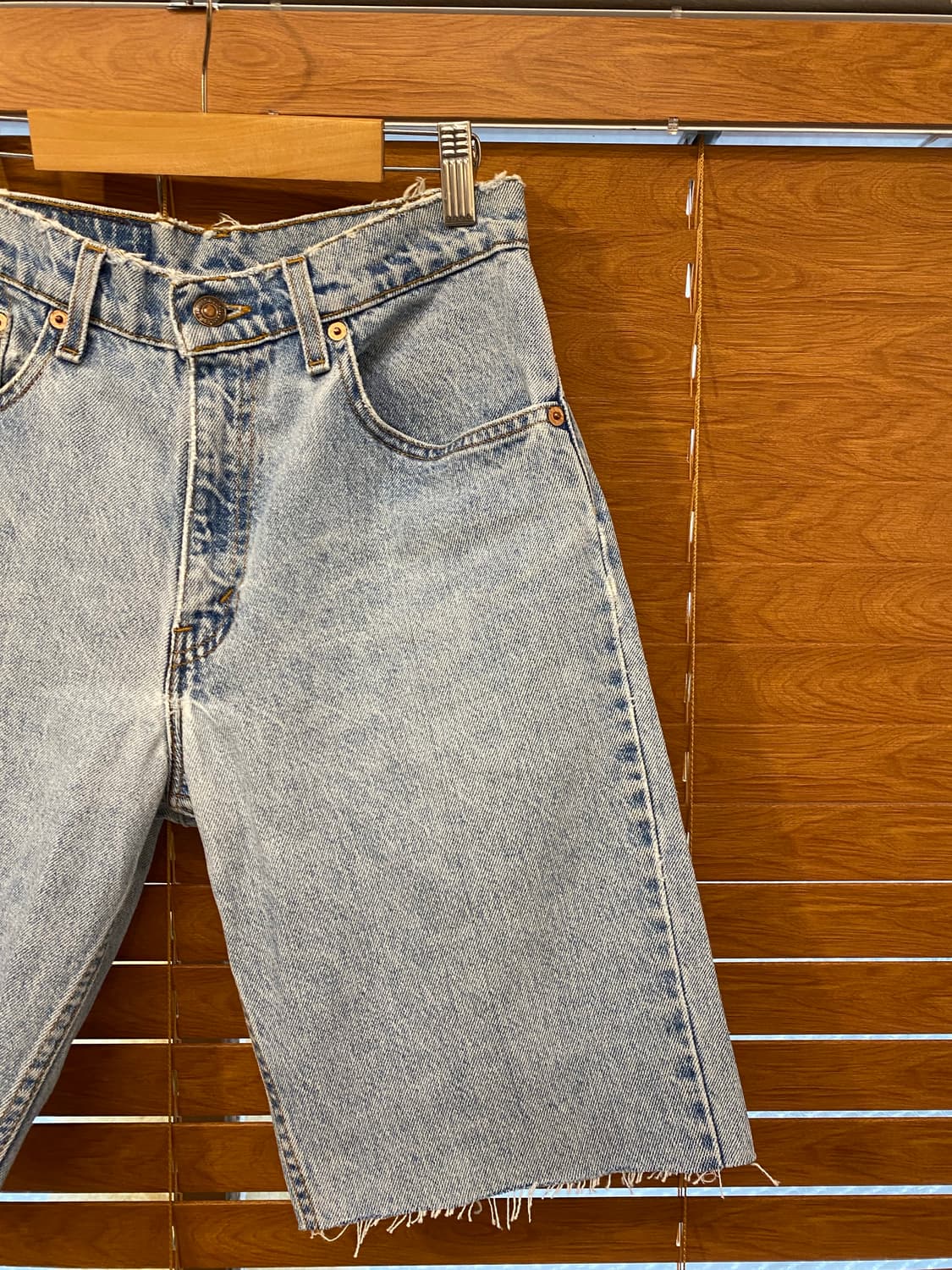 90s USA 빈티지 리바이스 쇼츠 청반바지 26inc 상품이미지5