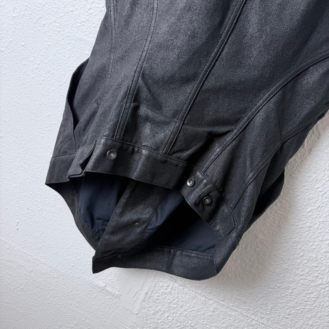 RICK OWENS DRKSHDW Black Coated Vest 상품이미지7