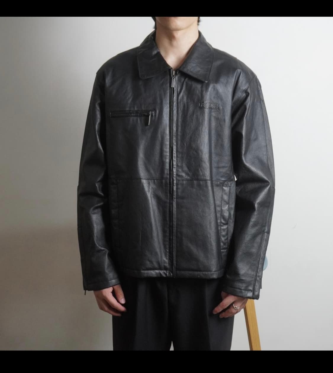 돈피 조지아 커피 라이더 재킷 상품이미지1