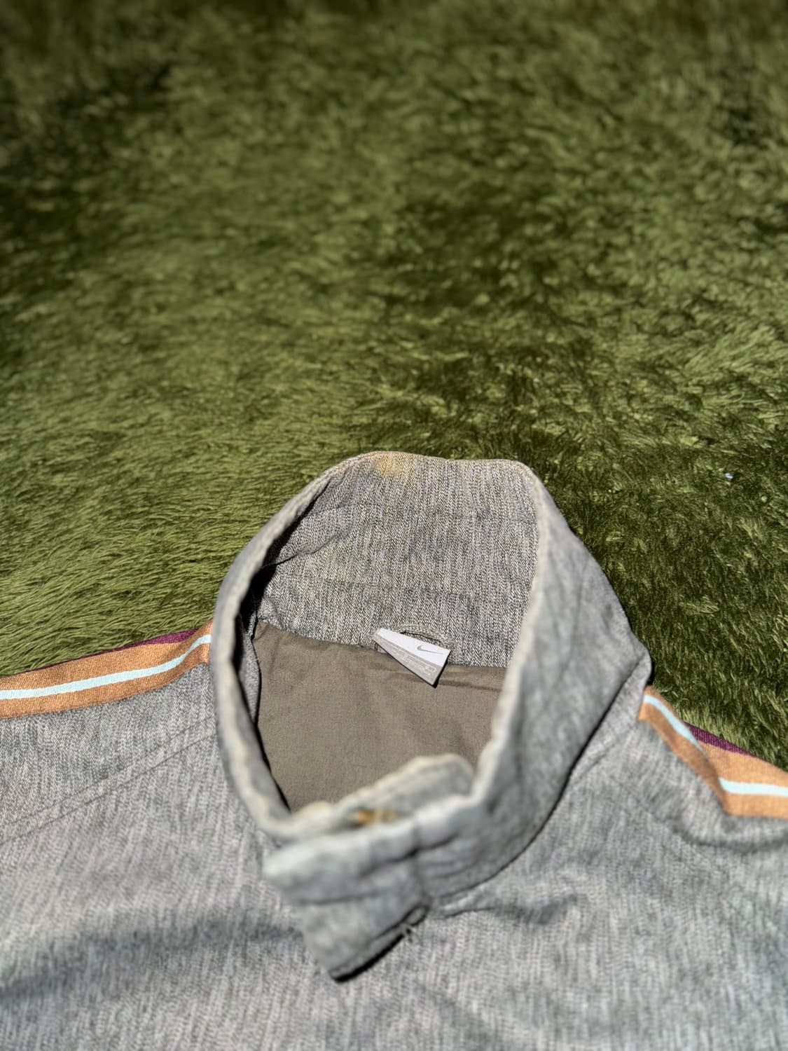 [L] 00s 나이키 투웨이 포켓 디테일 필드 헌팅 자켓 그레이 상품이미지3